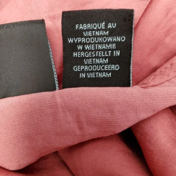 Cynthia Rowley Dress Woman’s Sz MediumPink Tiered Prairie Cottage Balloon Sleeve - Picture 7 of 8